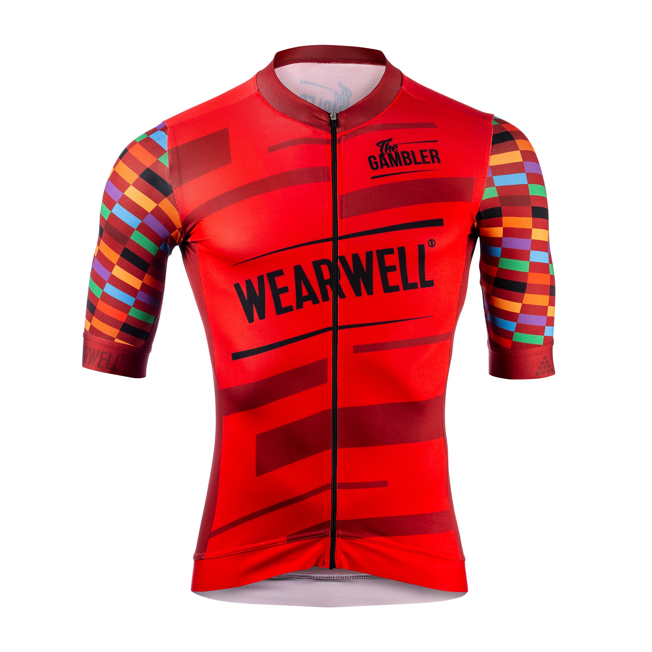 Red black 2024 cycling jersey